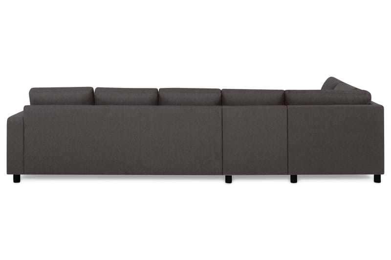 Crazy 5-seters Venstrevendt L-formet Sjeselongsofa i Stoff - Mørk grå - Møbler - Sofaer - Sofaer med sjeselong - 4 seters sofa med divan