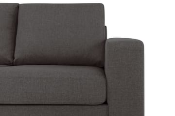 Crazy 5-seters Venstrevendt L-formet Sjeselongsofa i Stoff - Mørk grå - Møbler - Sofaer - Sofaer med sjeselong - 4 seters sofa med divan