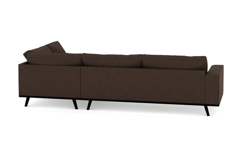 Divansofa Haga 2,5-seter - Brun - 4 seters sofa med divan - Sofaer med sjeselong