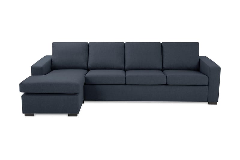 Divansofa Nevada 4-seter Vendbar - Blå - 4 seters sofa med divan - Sofaer med sjeselong