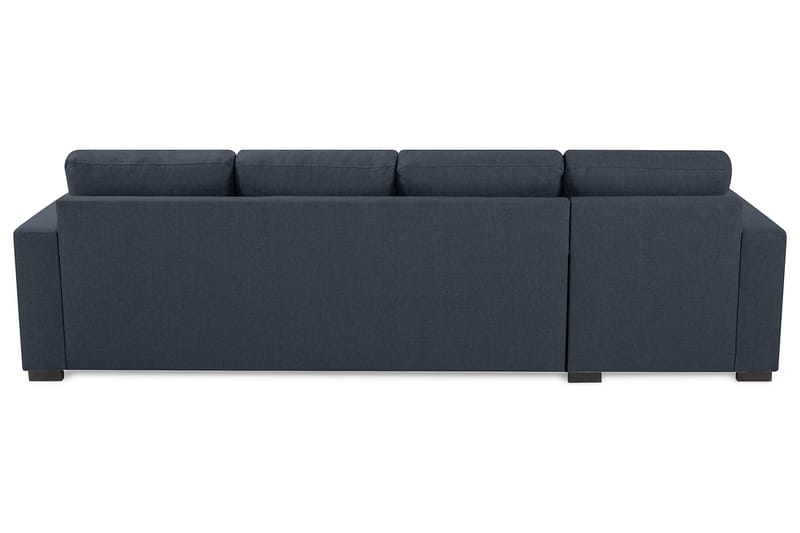 Divansofa Nevada 4-seter Vendbar - Blå - 4 seters sofa med divan - Sofaer med sjeselong