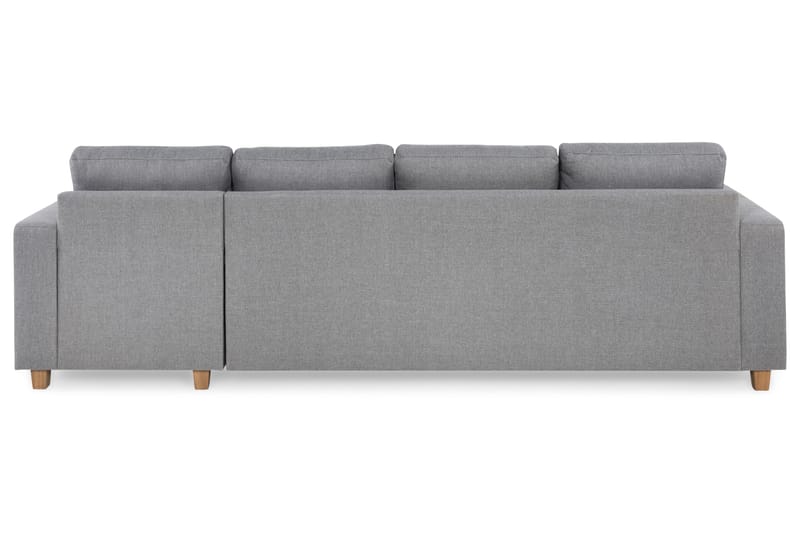 Divansofa Nevada 4-seter Vendbar - Lysgrå - 4 seters sofa med divan - Sofaer med sjeselong