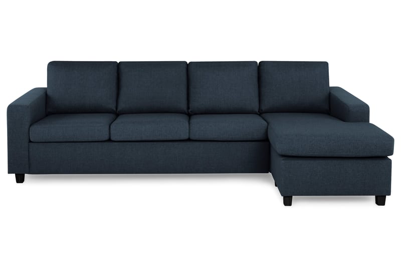 Divansofa Nevada 4-seter Vendbar - Mørkblå - 4 seters sofa med divan - Sofaer med sjeselong