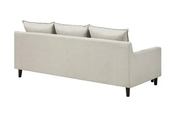 Elvenes 3-seter Høyre L-formet Sofa med Sjeselong 206 cm med Oppbevaring i Stoff - Beige - Møbler - Sofaer - Sofaer med sjeselong - 4 seters sofa med divan