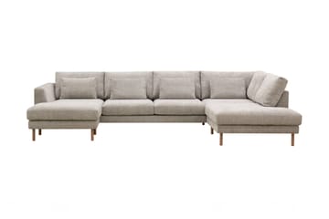 Florenz 4-seters Høyrevendt U-formet Sofa med Divan og Sjeselong i Chenille