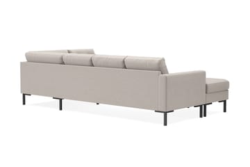 Frillestad 4-seters Høyrevendt U-formet Sofa med Divan og Sjeselong i Stoff - Beige - Møbler - Sofaer - Sofaer med sjeselong - 4 seters sofa med divan