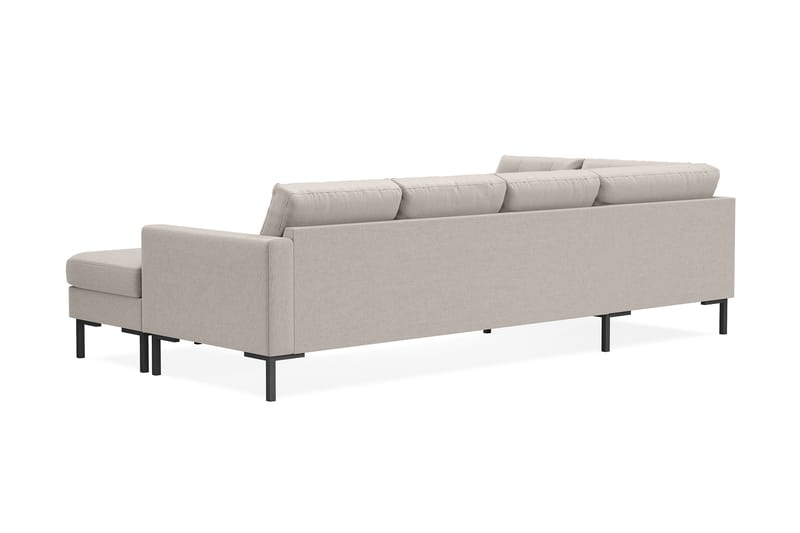 Frillestad 4-seters Venstrevendt U-formet Sofa med Divan og Sjeselong i Stoff - Beige - Møbler - Sofaer - Sofaer med sjeselong - 4 seters sofa med divan
