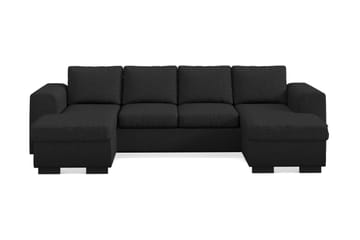 Link 4-seters U-formet Sofa med Dobbeldivan i Stoff
