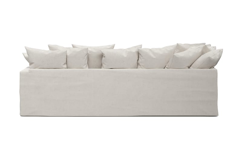 Menard 4-seters Venstrevendt L-formet Sjeselongsofa i Stoff - Beige - Møbler - Sofaer - Sofaer med sjeselong - 4 seters sofa med divan