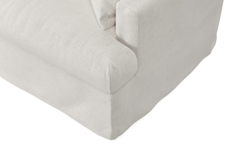Menard 4-seters Venstrevendt L-formet Sjeselongsofa i Stoff - Beige - Møbler - Sofaer - Sofaer med sjeselong - 4 seters sofa med divan
