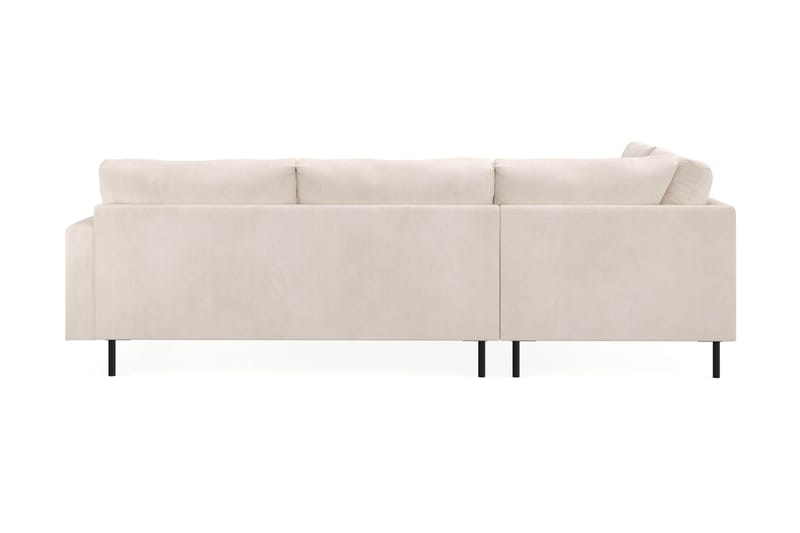 Menard Compact 4-seters Venstrevendt L-formet Sjeselongsofa i Manchester - Beige - Møbler - Sofaer - Sofaer med sjeselong - 4 seters sofa med divan