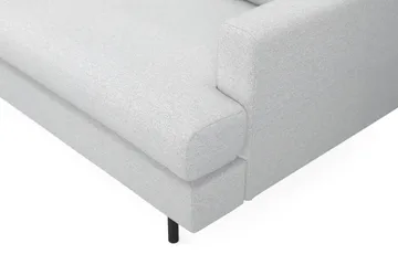 Menard Compact 4-seters Venstrevendt L-formet Sjeselongsofa i Stoff - Lys grå - Møbler - Sofaer - Sofaer med sjeselong - 4 seters sofa med divan