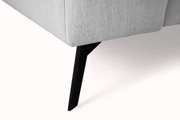 Ocean Lyx 4-seters Høyrevendt L-formet Sjeselongsofa i Stoff - Grå - Møbler - Sofaer - Sofaer med sjeselong - 4 seters sofa med divan