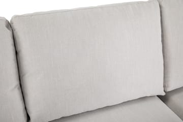 Ocean Lyx 4-seters Høyrevendt L-formet Sjeselongsofa i Stoff - Lys grå - Møbler - Sofaer - Sofaer med sjeselong - 4 seters sofa med divan