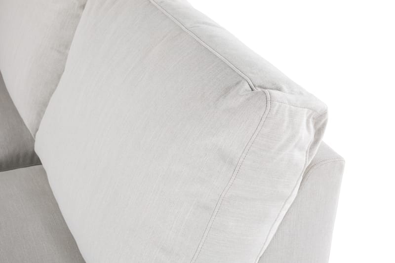 Ocean Lyx 4-seters Høyrevendt L-formet Sjeselongsofa i Stoff - Lys grå - Møbler - Sofaer - Sofaer med sjeselong - 4 seters sofa med divan