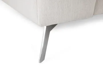 Ocean Lyx 4-seters Høyrevendt L-formet Sjeselongsofa i Stoff - Lys grå - Møbler - Sofaer - Sofaer med sjeselong - 4 seters sofa med divan