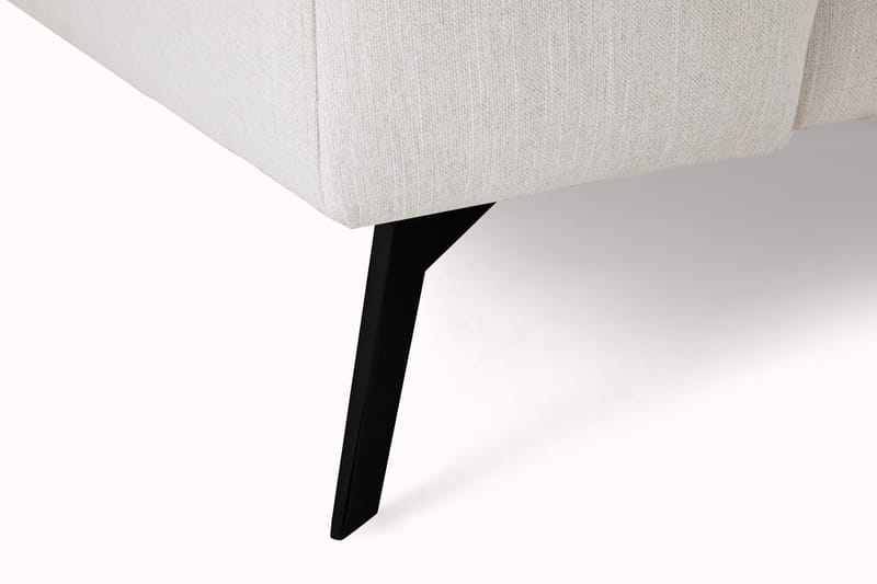 Ocean Lyx 4-seters Høyrevendt L-formet Sjeselongsofa i Stoff - Lys grå - Møbler - Sofaer - Sofaer med sjeselong - 4 seters sofa med divan