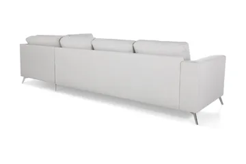 Ocean Lyx 4-seters Høyrevendt L-formet Sjeselongsofa i Stoff - Lys grå - Møbler - Sofaer - Sofaer med sjeselong - 4 seters sofa med divan