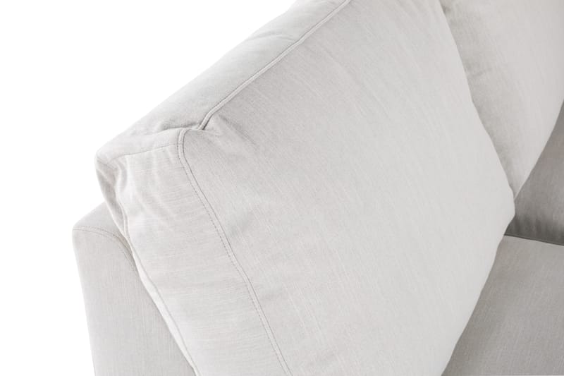 Ocean Lyx 4-seters Venstrevendt L-formet Sjeselongsofa i Stoff - Lys grå - Møbler - Sofaer - Sofaer med sjeselong - 4 seters sofa med divan