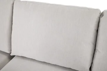 Ocean Lyx 4-seters Venstrevendt L-formet Sjeselongsofa i Stoff - Lys grå - Møbler - Sofaer - Sofaer med sjeselong - 4 seters sofa med divan