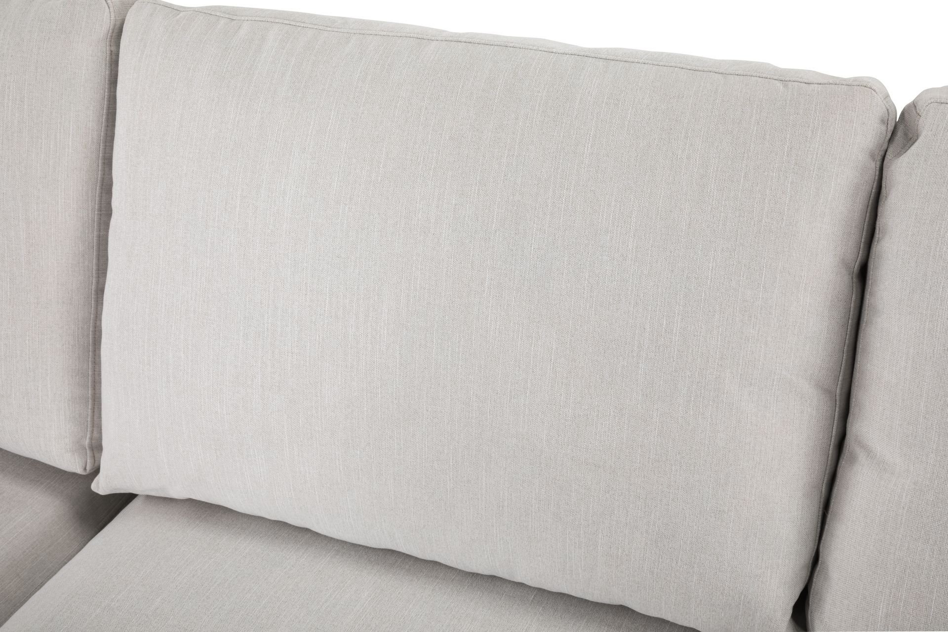 Ocean Lyx 4-seters Venstrevendt L-formet Sjeselongsofa i Stoff - Lys grå - Møbler - Sofaer - Sofaer med sjeselong - 4 seters sofa med divan