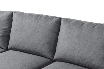 Peppe 4-seters Venstrevendt L-formet Sjeselongsofa i Stoff - Lys grå - Møbler - Sofaer - Sofaer med sjeselong - 4 seters sofa med divan