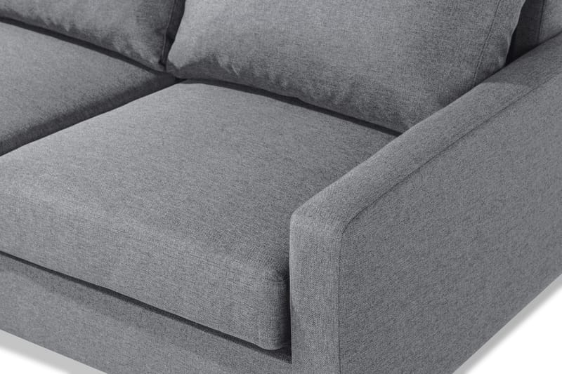 Peppe 4-seters Venstrevendt L-formet Sjeselongsofa i Stoff - Lys grå - Møbler - Sofaer - Sofaer med sjeselong - 4 seters sofa med divan