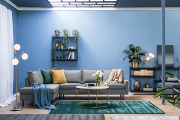 Peppe 4-seters Venstrevendt L-formet Sjeselongsofa i Stoff - Lys grå - Møbler - Sofaer - Sofaer med sjeselong - 4 seters sofa med divan