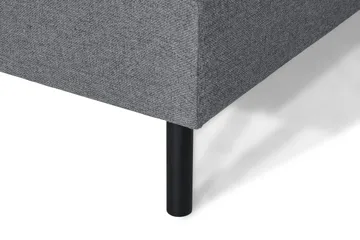 Peppe 4-seters Venstrevendt L-formet Sjeselongsofa i Stoff - Lys grå - Møbler - Sofaer - Sofaer med sjeselong - 4 seters sofa med divan