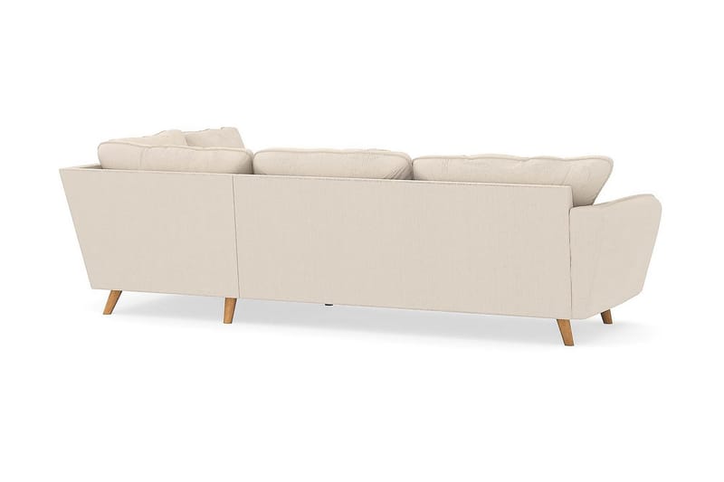 Sjeselongsofa Colt Lyx Høyre - Beige Kordfløyel - 4 seters sofa med divan - Sofaer med sjeselong