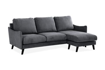 Trend Lyx 3-seter Divansofa Høyre - Mørkegrå - Møbler - Sofaer - Sofaer med sjeselong - 4 seters sofa med divan