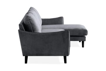 Trend Lyx 3-seter Divansofa Høyre - Mørkegrå - Møbler - Sofaer - Sofaer med sjeselong - 4 seters sofa med divan