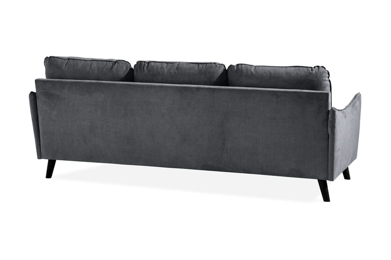 Trend Lyx 3-seter Divansofa Høyre - Mørkegrå - Møbler - Sofaer - Sofaer med sjeselong - 4 seters sofa med divan