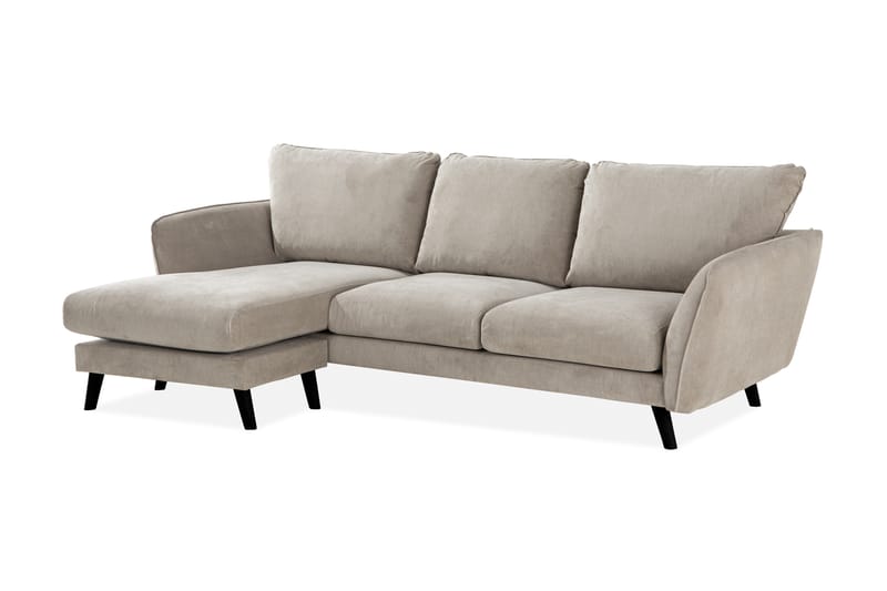 Trend Lyx 3-seter Divansofa Venstre - Beige - Møbler - Sofaer - Sofaer med sjeselong - 4 seters sofa med divan