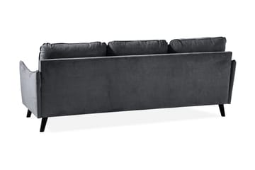 Trend Lyx 3-seter Divansofa Venstre - Mørkegrå - Møbler - Sofaer - Sofaer med sjeselong - 4 seters sofa med divan