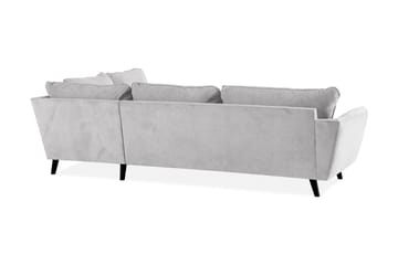 Trend Lyx 3-seter Venstrevendt L-formet Divansofa i Stoff - Beige - Møbler - Sofaer - Sofaer med sjeselong - 4 seters sofa med divan