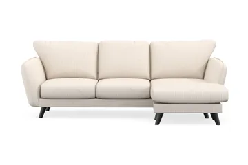 Trend Lyx 3-seters Høyrevendt L-formet Sjeselongsofa i Manchester - Beige - Møbler - Sofaer - Sofaer med sjeselong - 4 seters sofa med divan