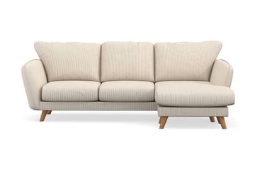 Trend Lyx 3-seters Høyrevendt L-formet Sjeselongsofa i Manchester