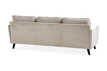 Trend Lyx 3-seters Høyrevendt L-formet Sjeselongsofa i Stoff - Beige - Møbler - Sofaer - Sofaer med sjeselong - 4 seters sofa med divan