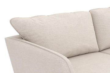 Trend Lyx 3-seters Høyrevendt L-formet Sjeselongsofa i Stoff - Beige - Møbler - Sofaer - Sofaer med sjeselong - 4 seters sofa med divan