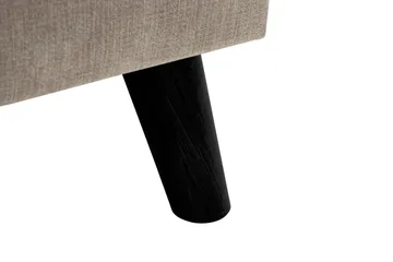 Trend Lyx 3-seters Høyrevendt L-formet Sjeselongsofa i Stoff - Beige - Møbler - Sofaer - Sofaer med sjeselong - 4 seters sofa med divan