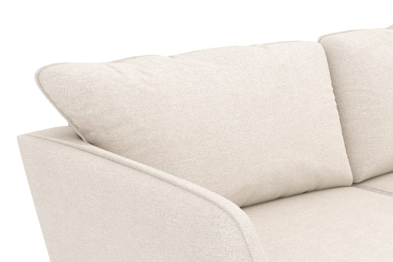 Trend Lyx 3-seters Høyrevendt L-formet Sjeselongsofa i Stoff - Beige - Møbler - Sofaer - Sofaer med sjeselong - 4 seters sofa med divan