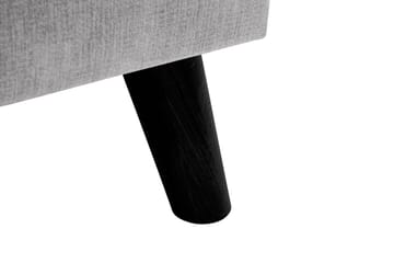 Trend Lyx 3-seters Høyrevendt L-formet Sjeselongsofa i Stoff - Lys grå - Møbler - Sofaer - Sofaer med sjeselong - 4 seters sofa med divan