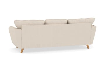 Trend Lyx 3-seters Venstrevendt L-formet Sjeselongsofa i Manchester - Beige - Møbler - Sofaer - Sofaer med sjeselong - 4 seters sofa med divan