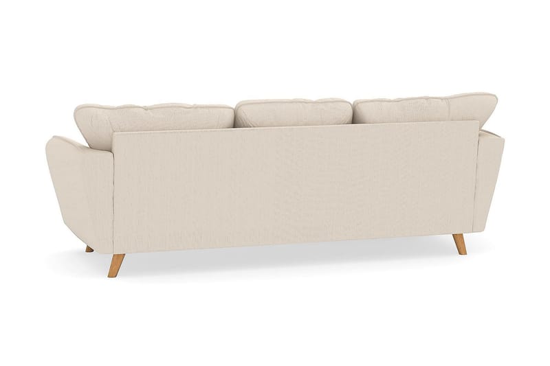 Trend Lyx 3-seters Venstrevendt L-formet Sjeselongsofa i Manchester - Beige - Møbler - Sofaer - Sofaer med sjeselong - 4 seters sofa med divan