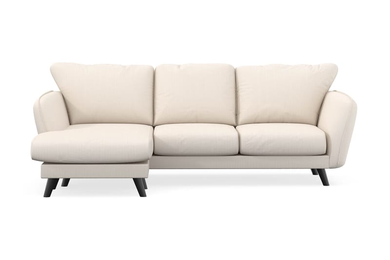 Trend Lyx 3-seters Venstrevendt L-formet Sjeselongsofa i Manchester - Beige - Møbler - Sofaer - Sofaer med sjeselong - 4 seters sofa med divan