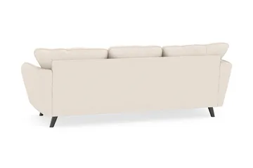 Trend Lyx 3-seters Venstrevendt L-formet Sjeselongsofa i Manchester - Beige - Møbler - Sofaer - Sofaer med sjeselong - 4 seters sofa med divan