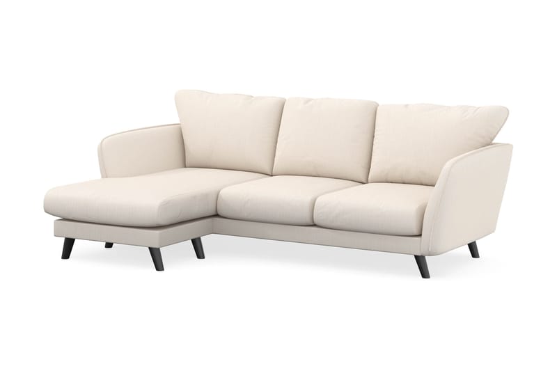 Trend Lyx 3-seters Venstrevendt L-formet Sjeselongsofa i Manchester - Beige - Møbler - Sofaer - Sofaer med sjeselong - 4 seters sofa med divan