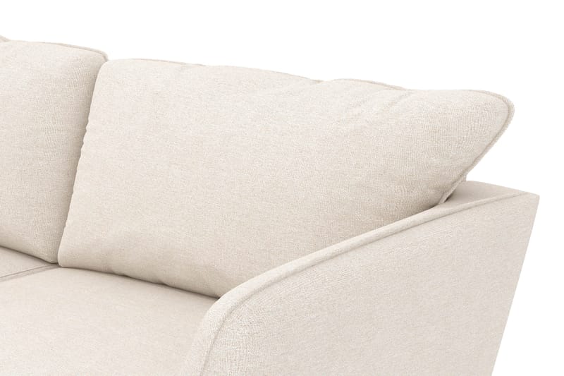 Trend Lyx 3-seters Venstrevendt L-formet Sjeselongsofa i Stoff - Beige - Møbler - Sofaer - Sofaer med sjeselong - 4 seters sofa med divan