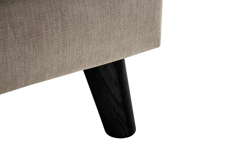 Trend Lyx 3-seters Venstrevendt L-formet Sjeselongsofa i Stoff - Beige - Møbler - Sofaer - Sofaer med sjeselong - 4 seters sofa med divan